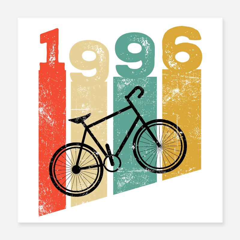 Millésime 1996 Poster 40 x 40 cm