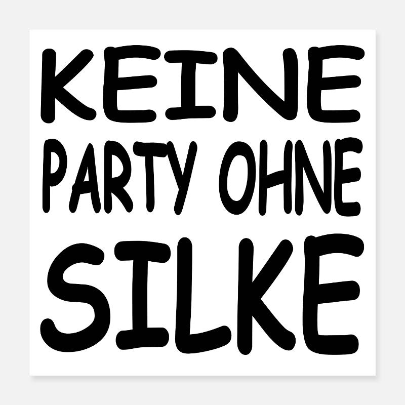 Silke Poster 40x40 cm