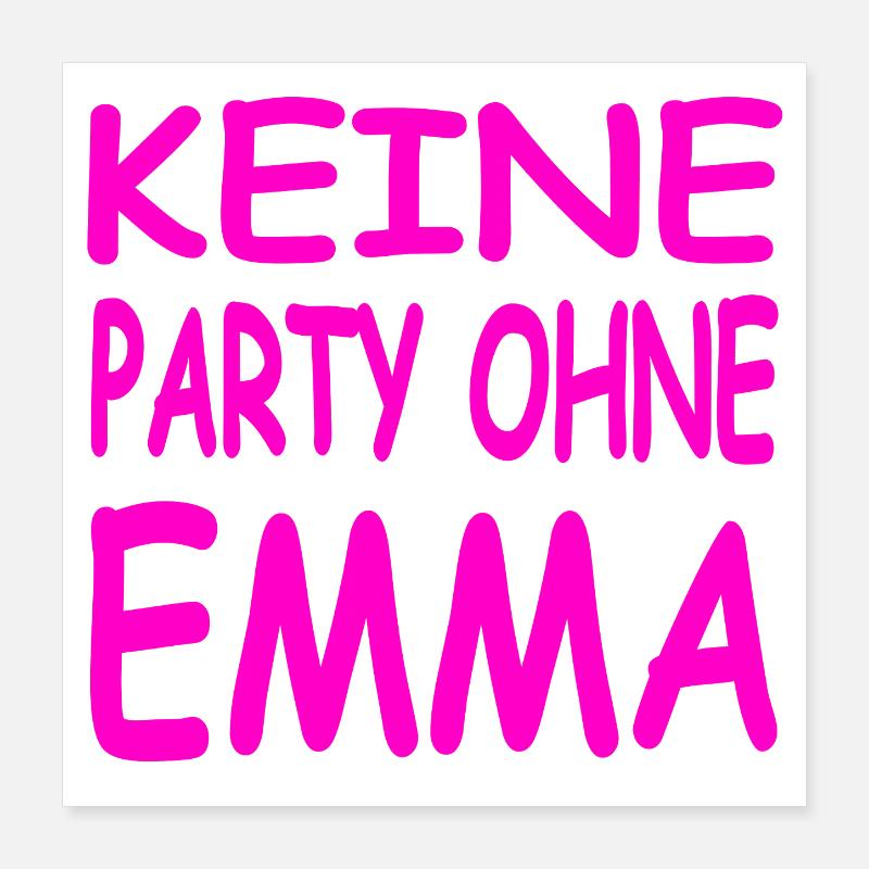 Emma Poster 40x40 cm