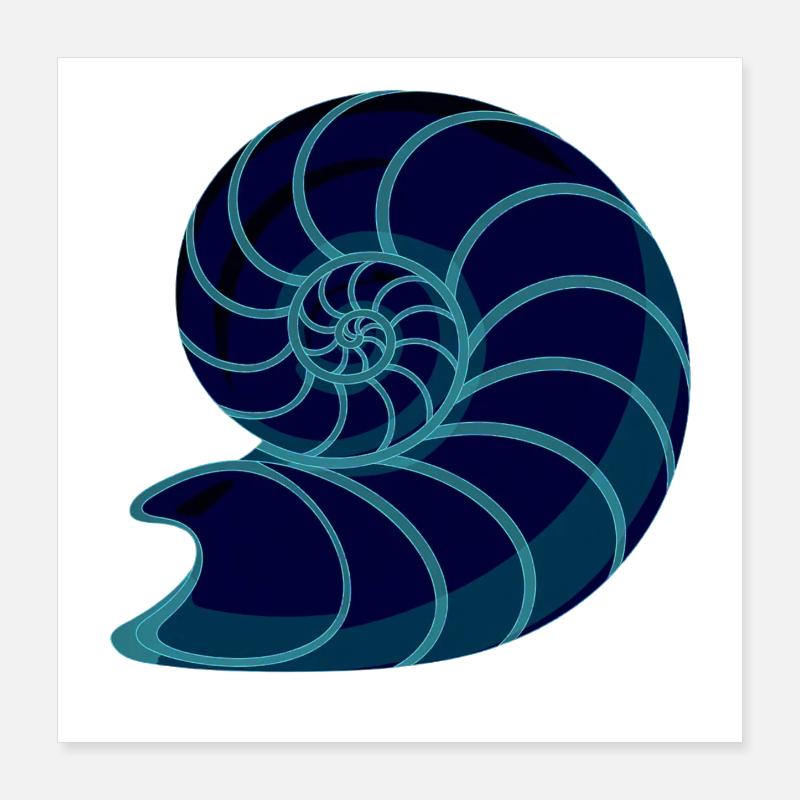 Bunte, préhistorique Poster 40 x 40 cm