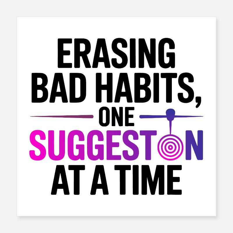 Certified Clinical Behavioral Modification Gear  Poster 16" x 16" (40x40 cm)