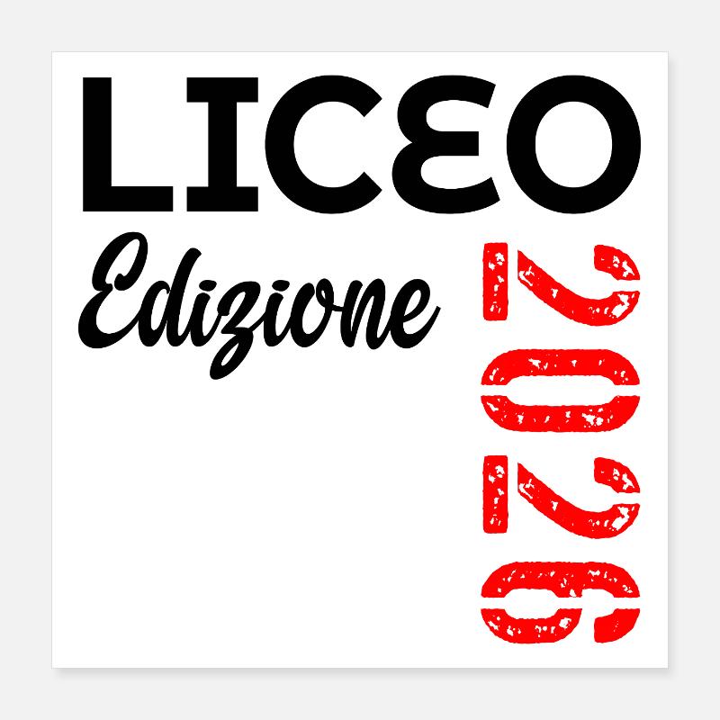Édition lycée 2026 Poster 40 x 40 cm