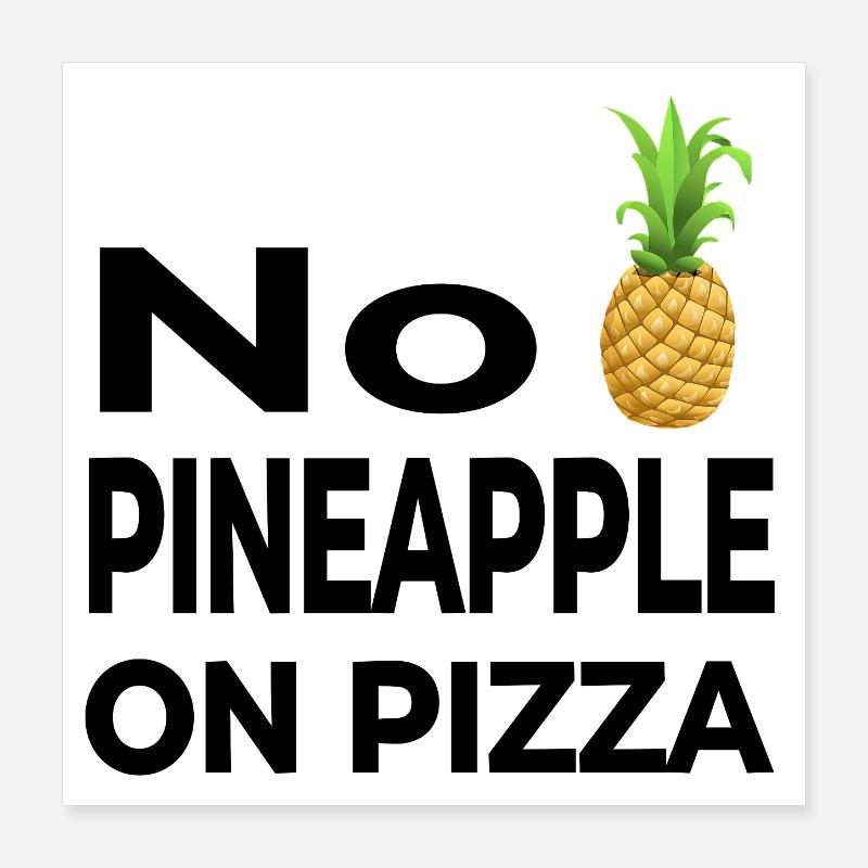 Pizza Poster 16" x 16" (40x40 cm)