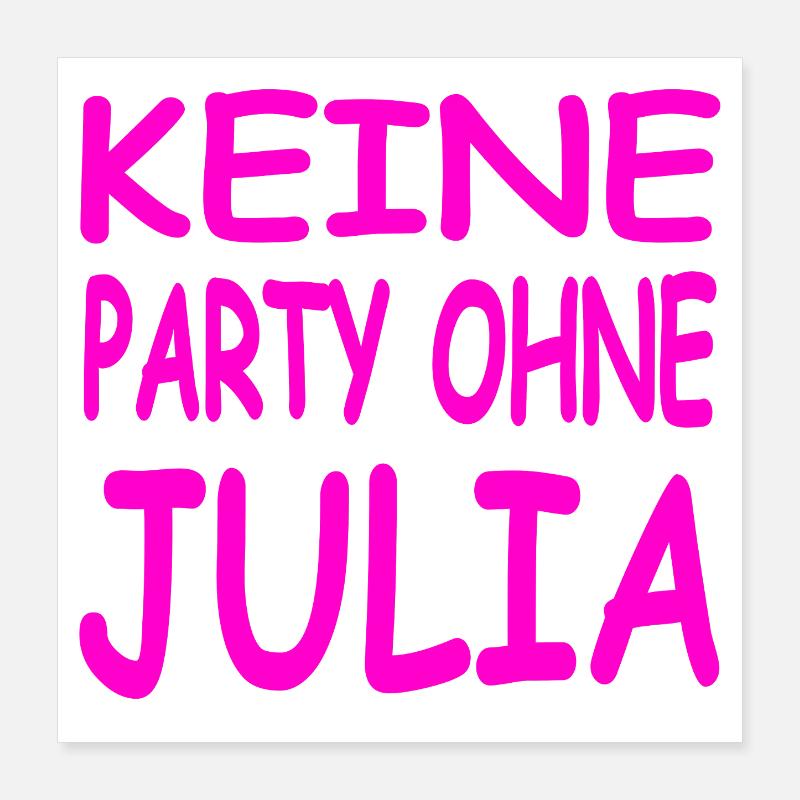 Julia Poster 40x40 cm