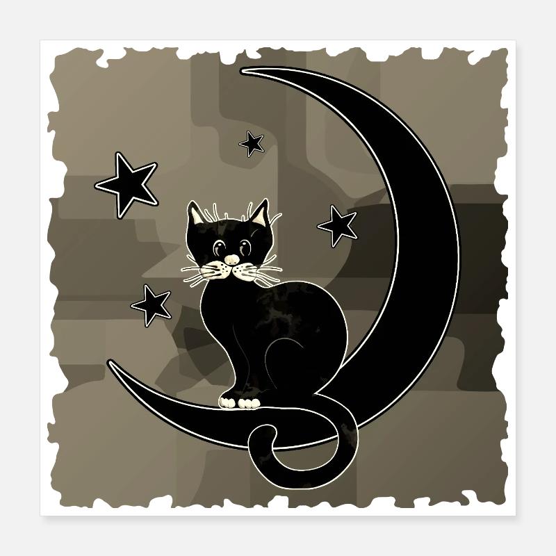 Katze Poster 40x40 cm