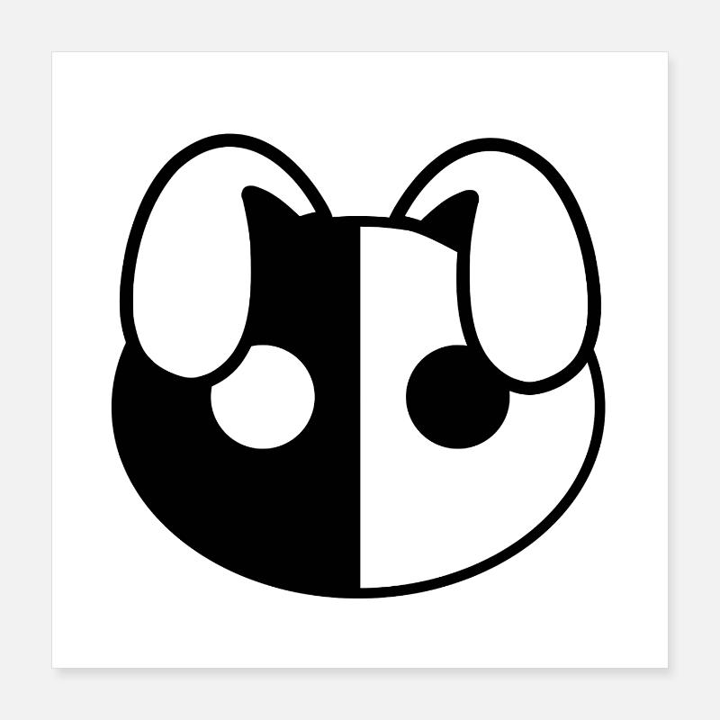 Plush: Yiny (Head) Poster 16" x 16" (40x40 cm)