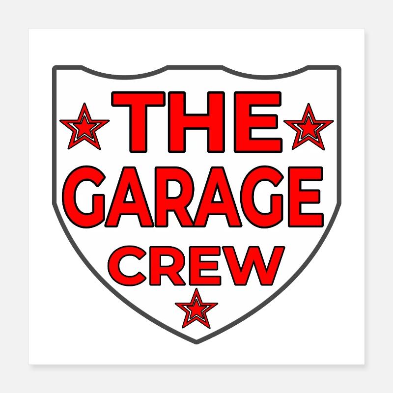Garage Poster 40x40 cm