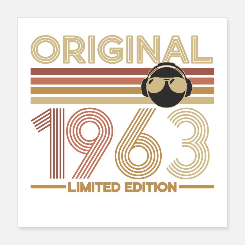 Original 1963 Edition Limité Poster 40 x 40 cm