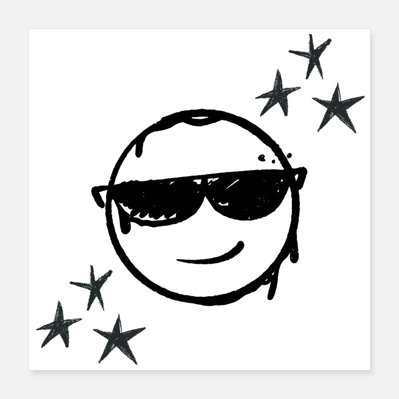 Cool Relax Poster 40 x 40 cm