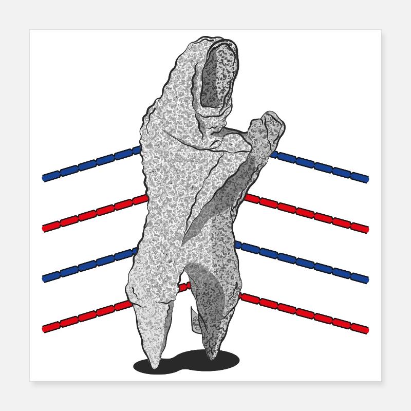 PROCESS - Poster 16" x 16" (40x40 cm) - white