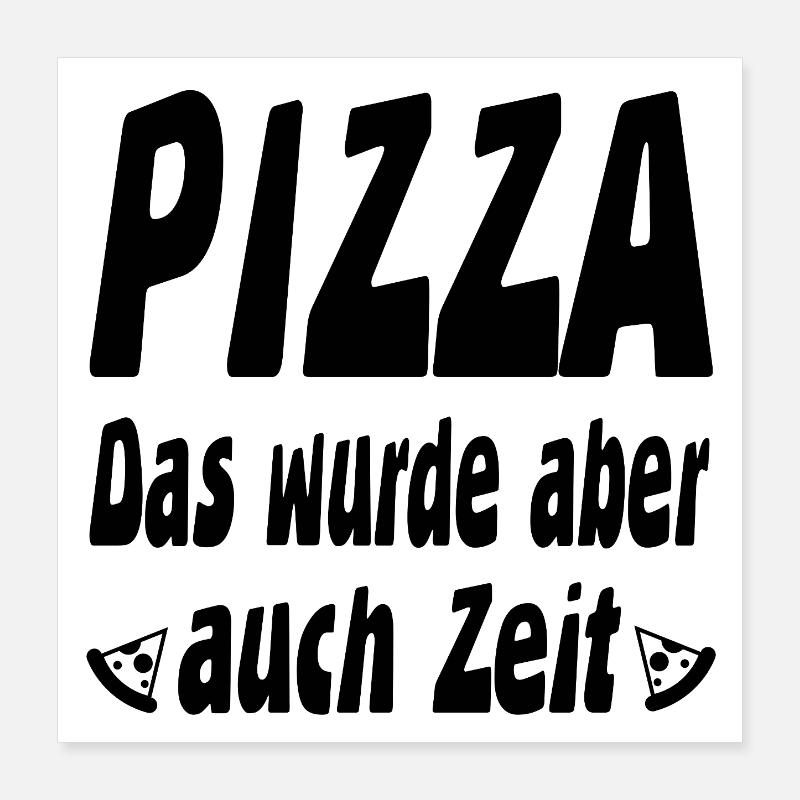 Pizza Poster 40x40 cm