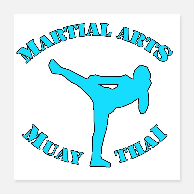 Muay thaï Poster 40 x 40 cm