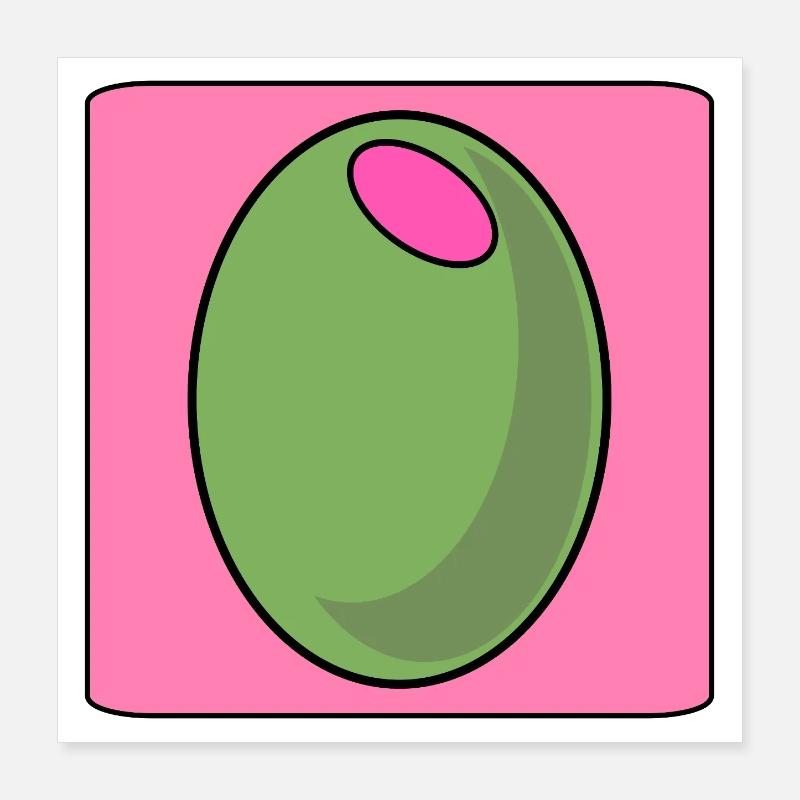 Olive Rose Love Poster 40 x 40 cm