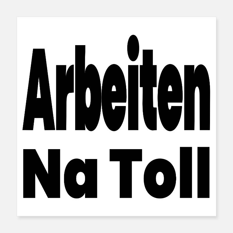 travail Poster 40 x 40 cm