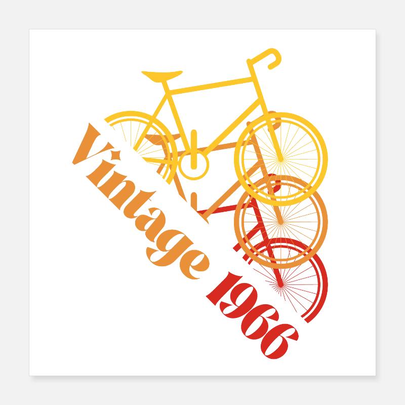 Vintage 1966 Poster 40x40 cm
