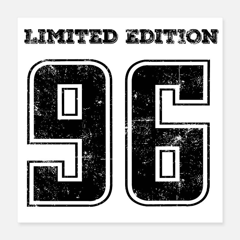 Millésime 1996 Poster 40 x 40 cm