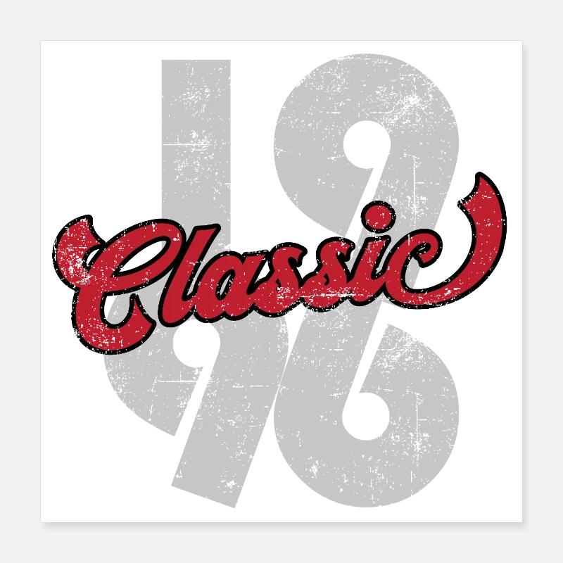 Classique 1996 Poster 40 x 40 cm