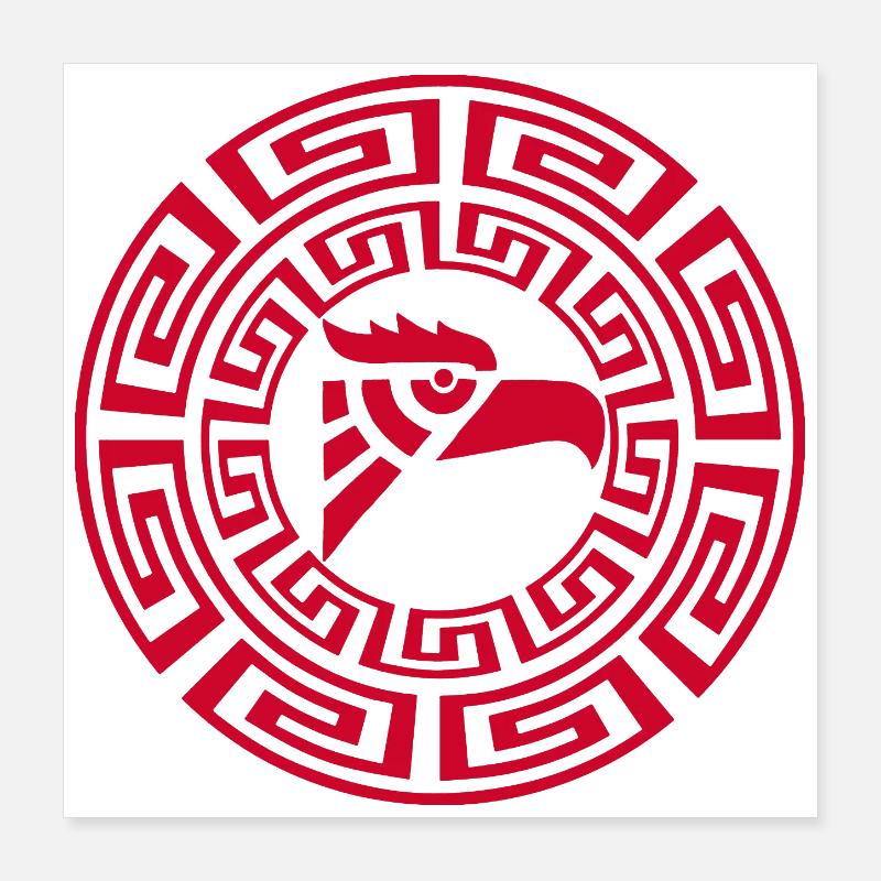 Red Eagle Emblem Poster 16" x 16" (40x40 cm)