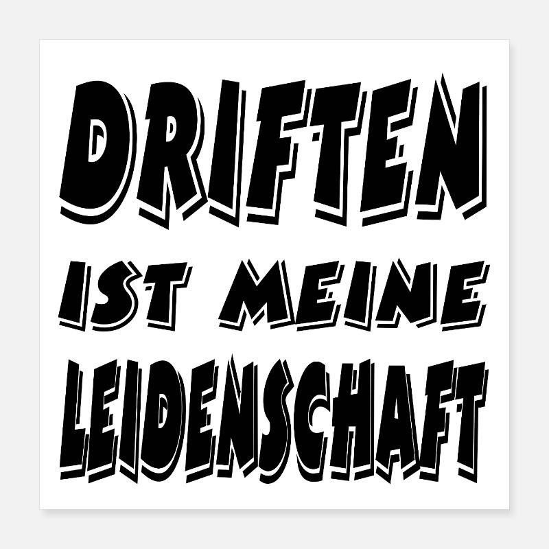 drift Poster 16" x 16" (40x40 cm)