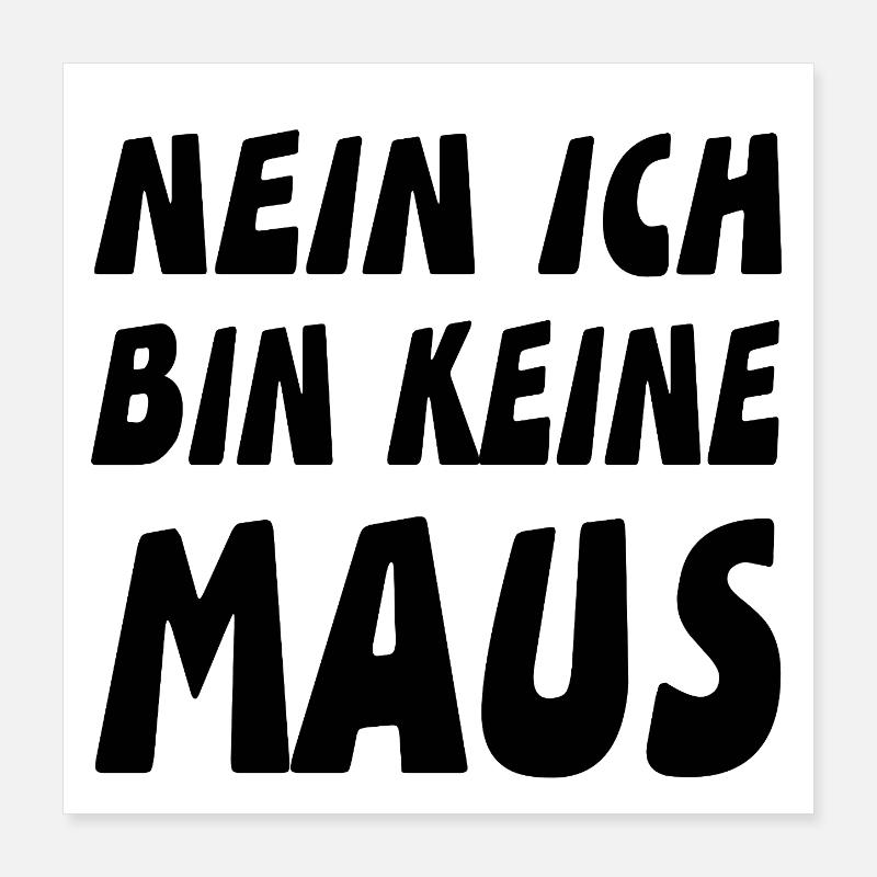 souris Poster 40 x 40 cm