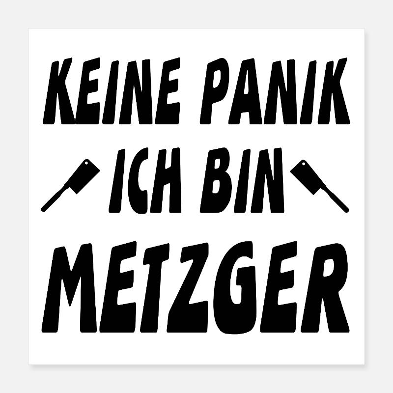 Metzger Poster 40x40 cm