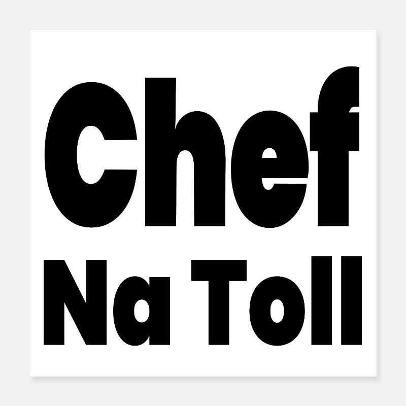 Chef Poster 40x40 cm