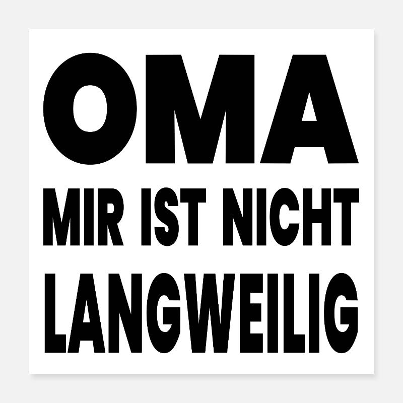 granny Poster 16" x 16" (40x40 cm)