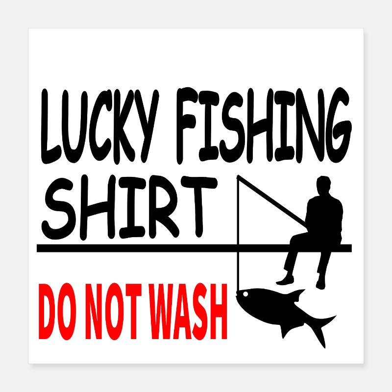 Angling Poster 16" x 16" (40x40 cm)