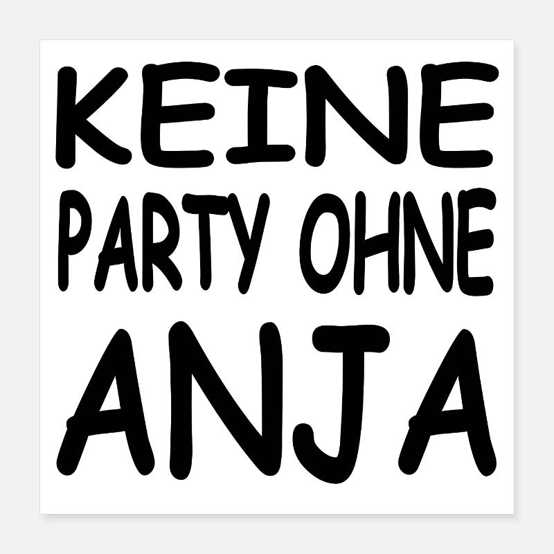 Anja Poster 16" x 16" (40x40 cm)