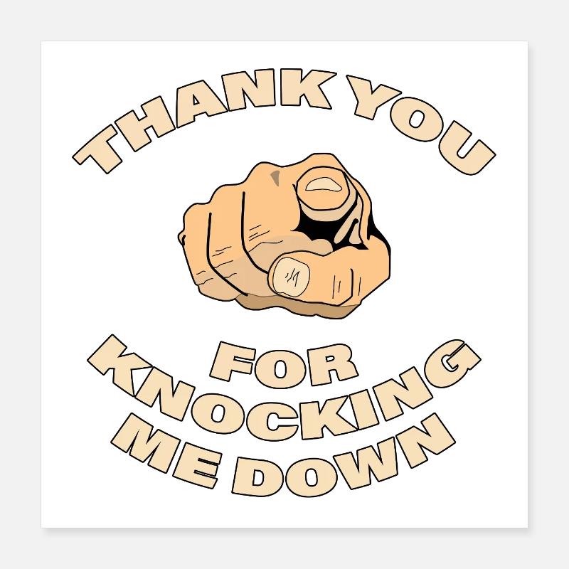 Merci Poster 40 x 40 cm