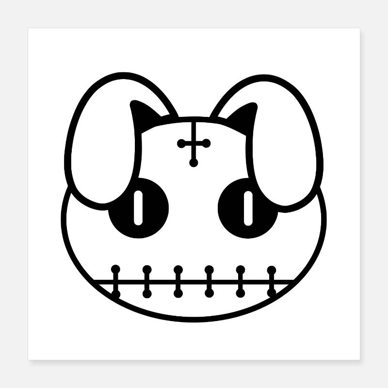 Plush: Muty (Head) Poster 16" x 16" (40x40 cm)