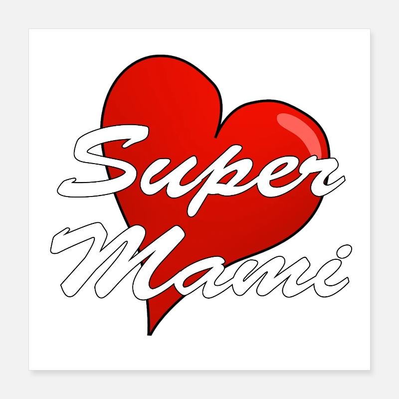 Awesome Mommy Poster 16" x 16" (40x40 cm)