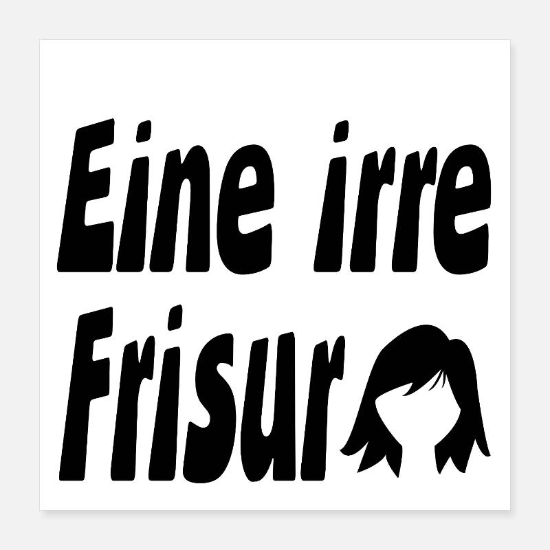 Coiffure Poster 40 x 40 cm