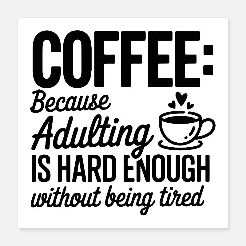 Coffee Focus: Everyday Sprint Poster 16" x 16" (40x40 cm)