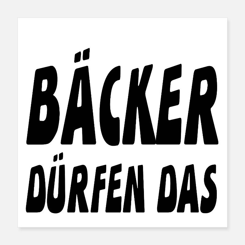Boulanger Poster 40 x 40 cm