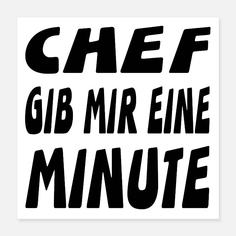 Chef Poster 40x40 cm
