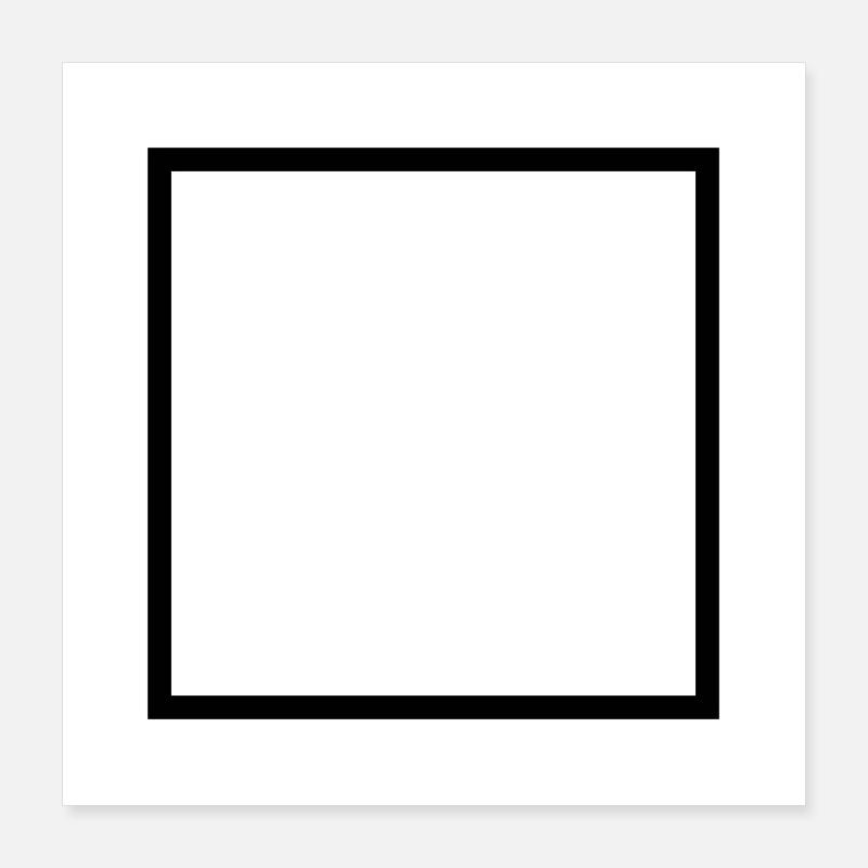 cadre Poster 40 x 40 cm