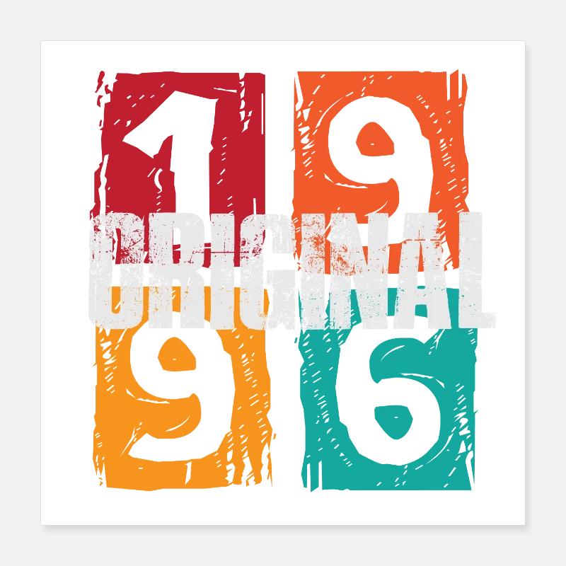 Original 1996 Poster 16" x 16" (40x40 cm)