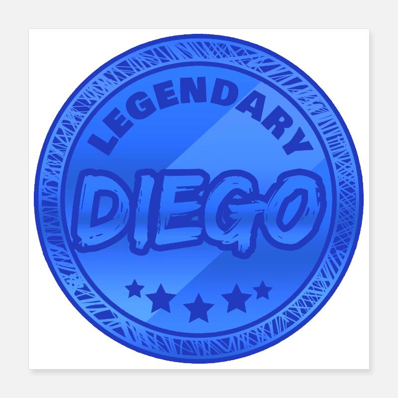 Diego comme idée de cadeau Poster 40 x 40 cm