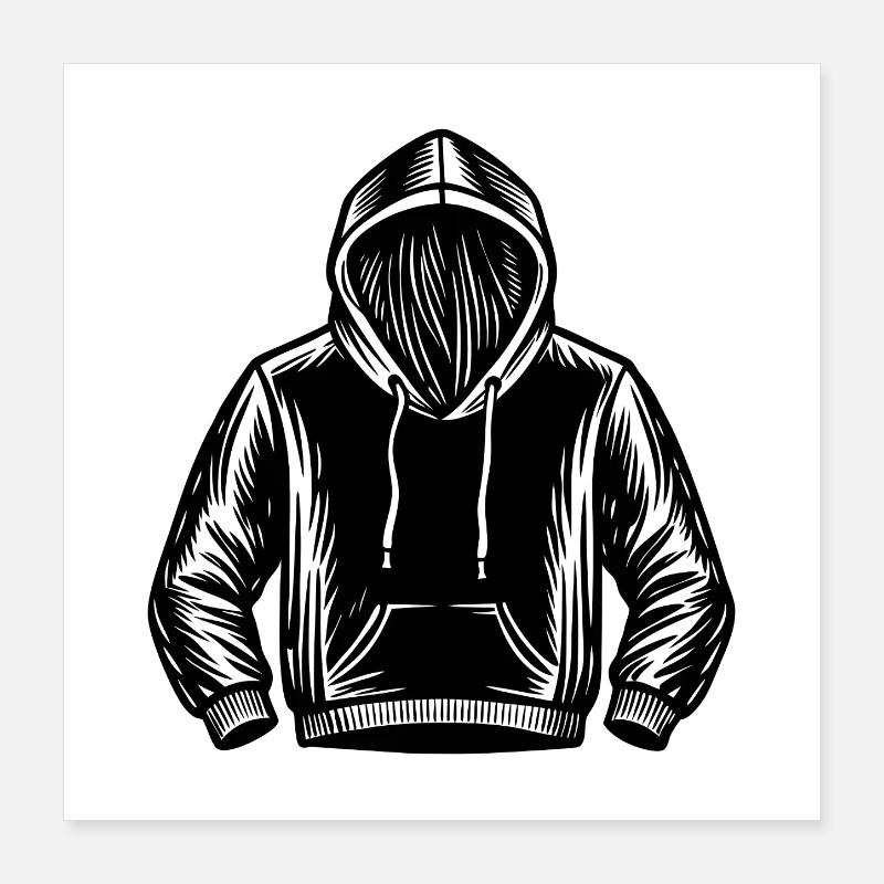Sweat à capuche Poster 40 x 40 cm