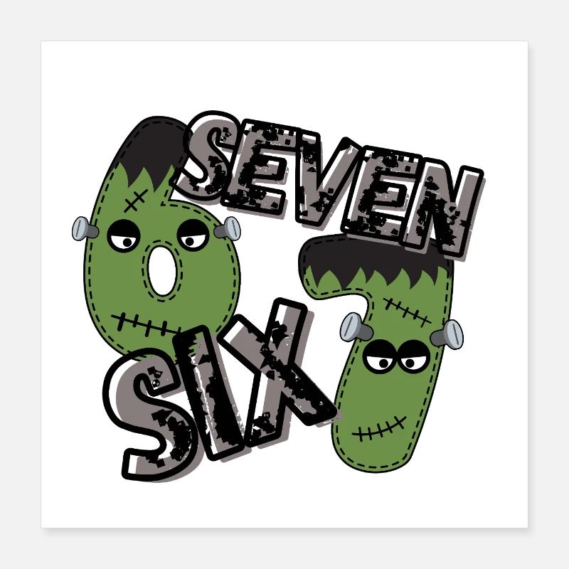 six sept Poster 40 x 40 cm