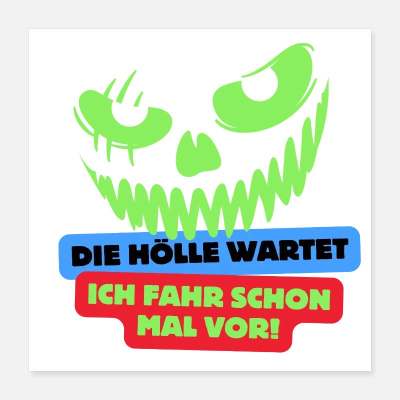 Biker Poster 40x40 cm