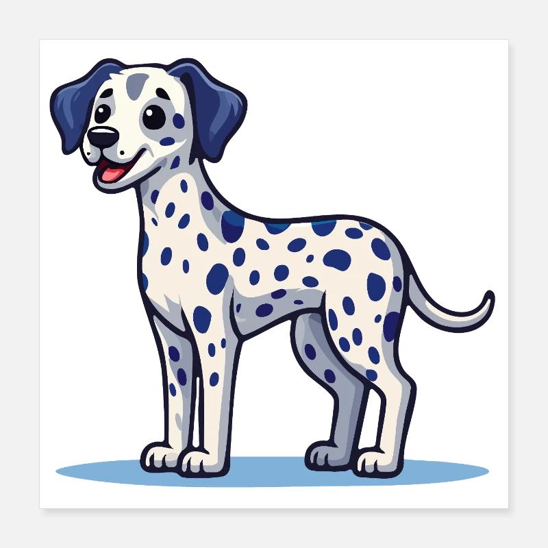 Dalmatiner (Comic) Poster 40x40 cm