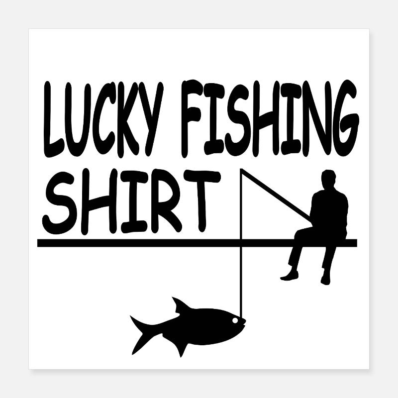 Angling Poster 16" x 16" (40x40 cm)