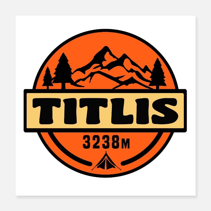 Titlis Poster 16" x 16" (40x40 cm)