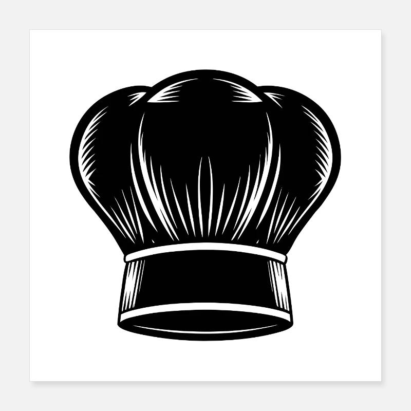 Chef hat Poster 16" x 16" (40x40 cm)
