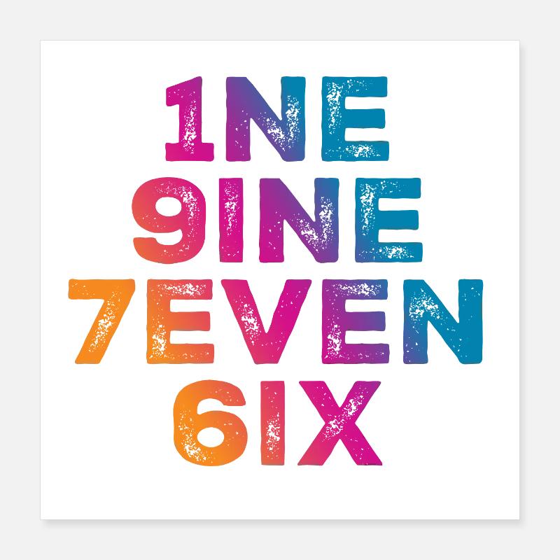 Millésime 1976 Poster 40 x 40 cm