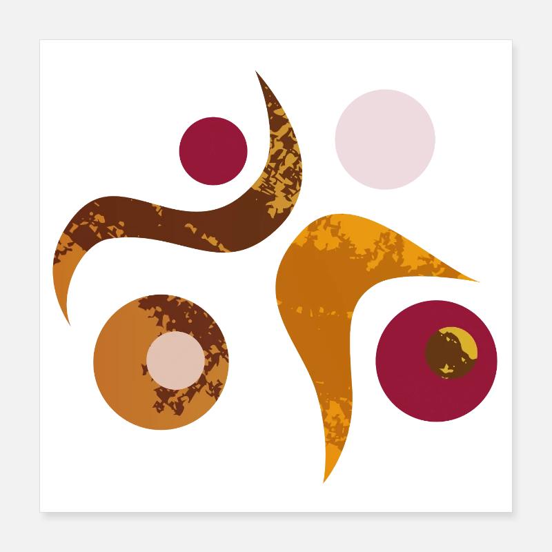 Yoga design_49 Poster 40 x 40 cm
