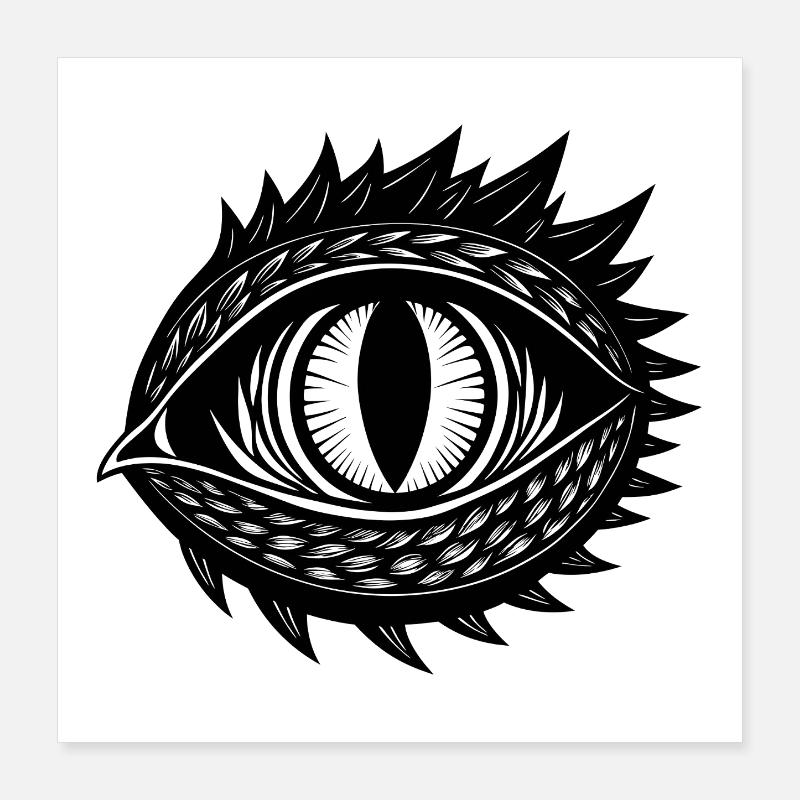 Dragon eye Poster 16" x 16" (40x40 cm)