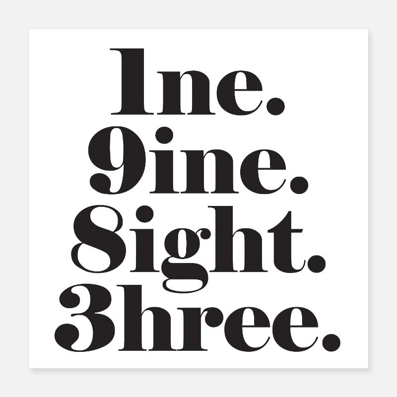 1983 Vintage Poster 40x40 cm
